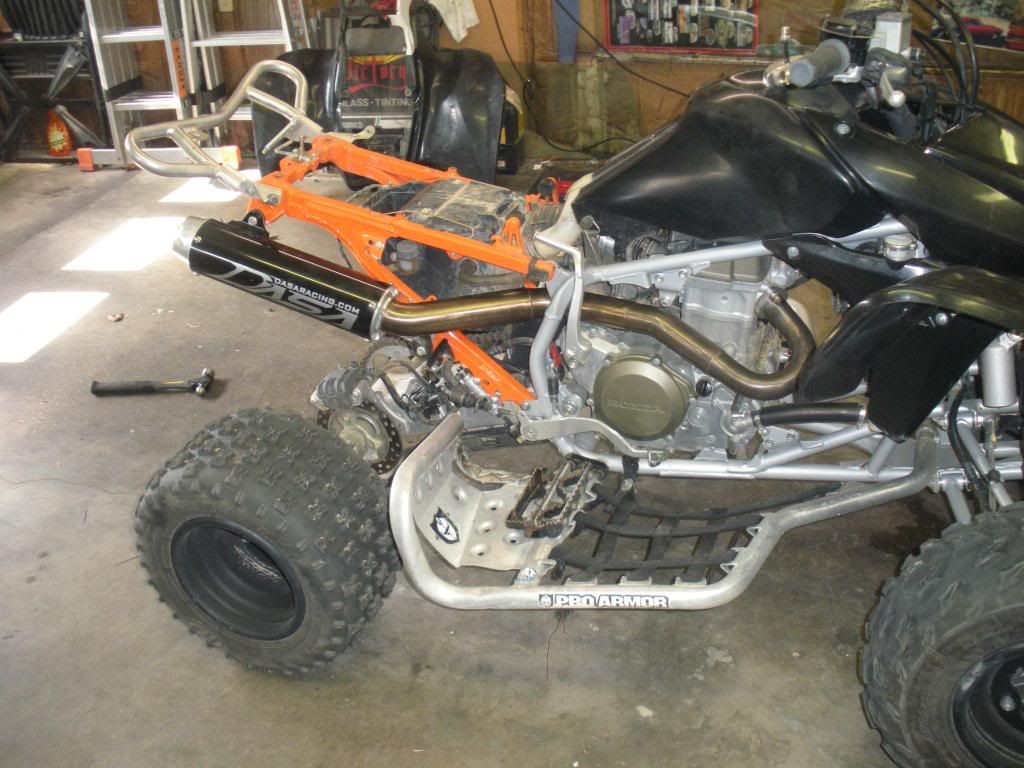 finally got the DASA installed Honda TRX 450R